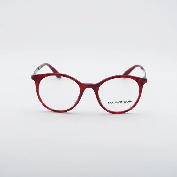 NEW DOLCE & GABBANA EYEGLASSES, WOMEN CHERRY HAVANA EYEWEAR DG3292 3175 DOLCE & GABBANA DG3292 Phantos Eyeglasses main image 2